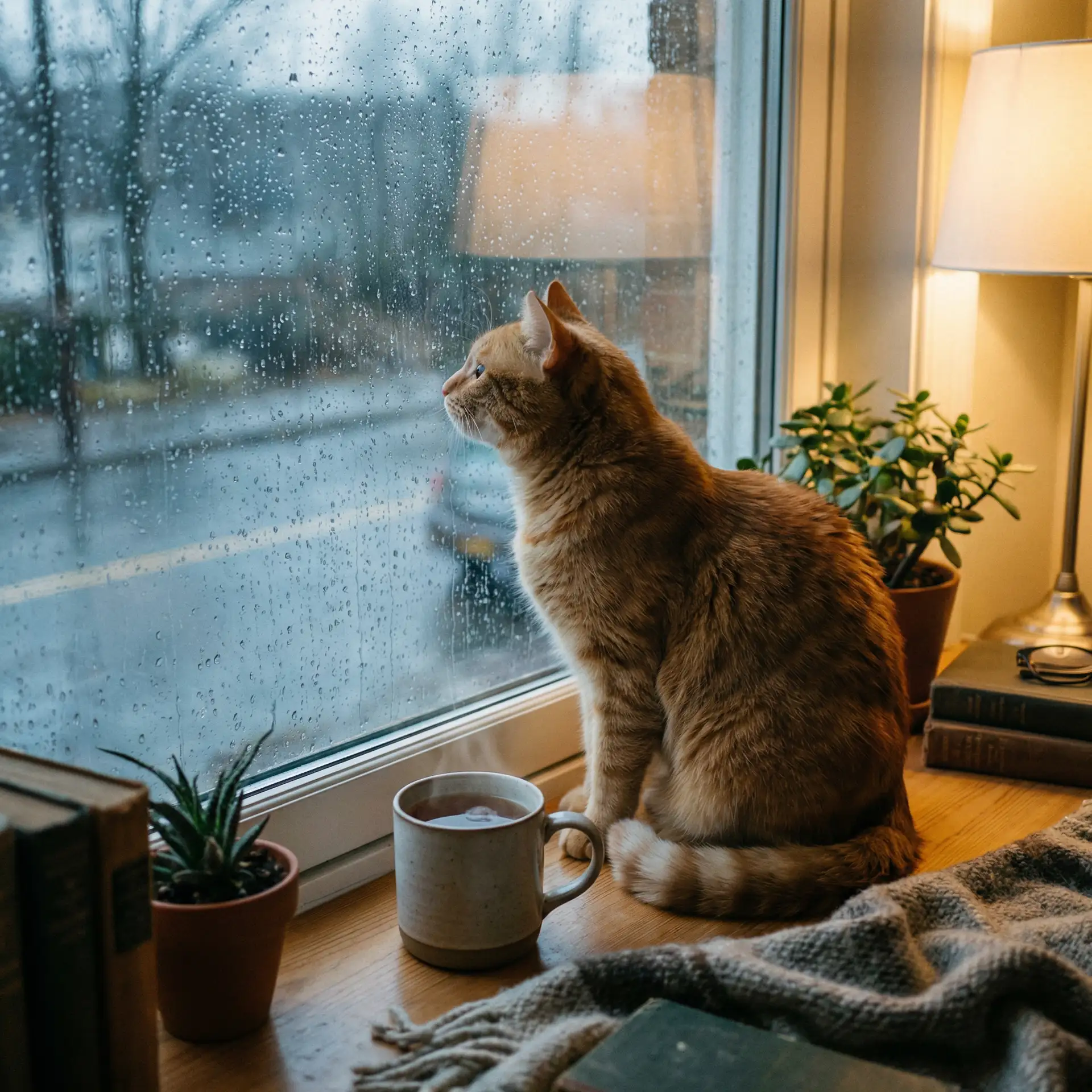 猫咪望着窗外的雨 - 免费JYZZJYZZ在线播放