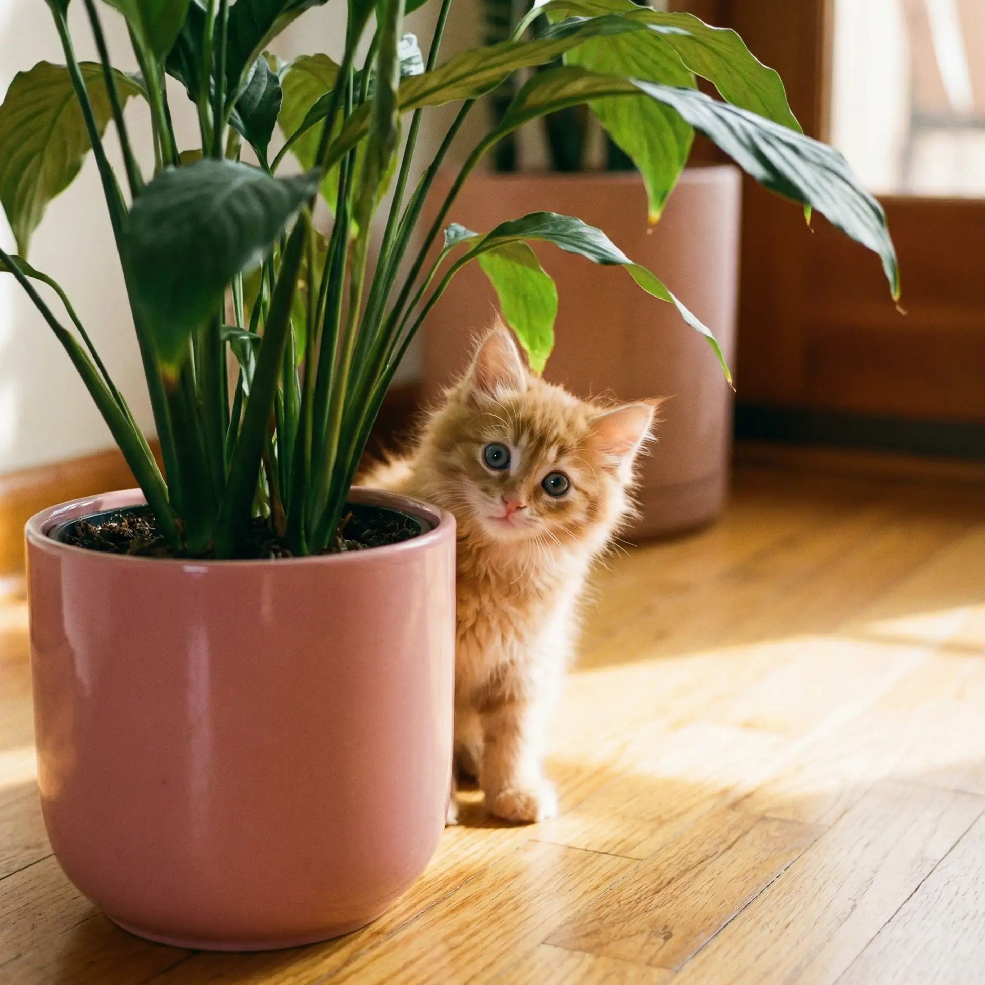 小猫从花盆后探头 - 免费JYZZJYZZ在线播放